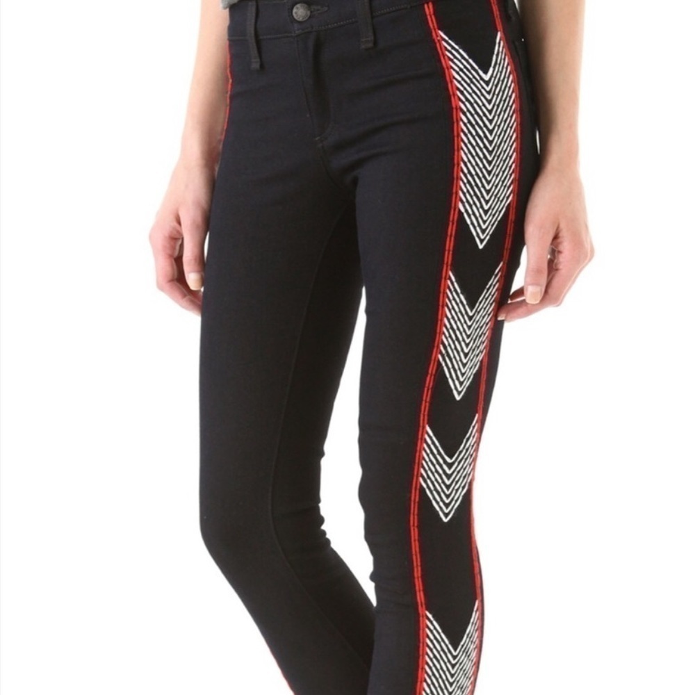 Rag & Bone Embroidered Raja Denim Jeans Size 26